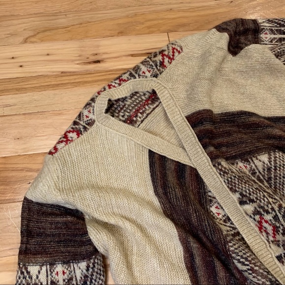 KNOX ROSE Cardigan Southwest Aztec Long Sleeve EUC - Picture 5 of 10